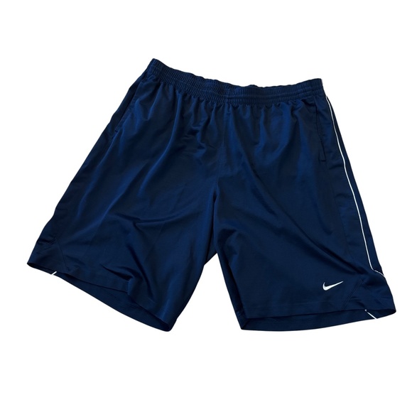 Men’s Nike Dri-FIT Navy Blue Athletic Shorts Size 3XL basketball football XXXL - Picture 1 of 9
